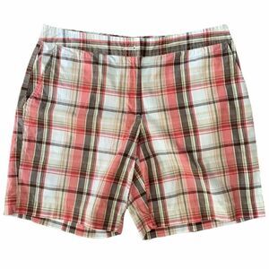 Plaid Bermuda Golf Shorts Size 8